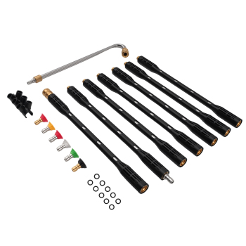 Spray Extension Wand Roof Cleaner Lance for Gutter Cleaning 4000 PSI Multi Tips