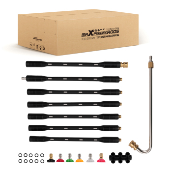 Spray Extension Wand Roof Cleaner Lance for Gutter Cleaning 4000 PSI Multi Tips