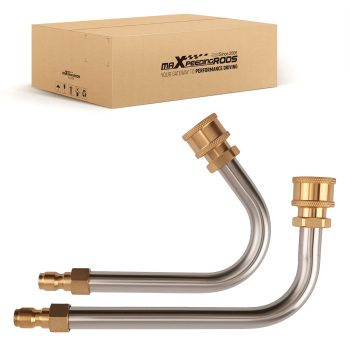 4000PSI Pressure Washer Lance Extension Wand 90 120 Degree 1/4 Quick Connect