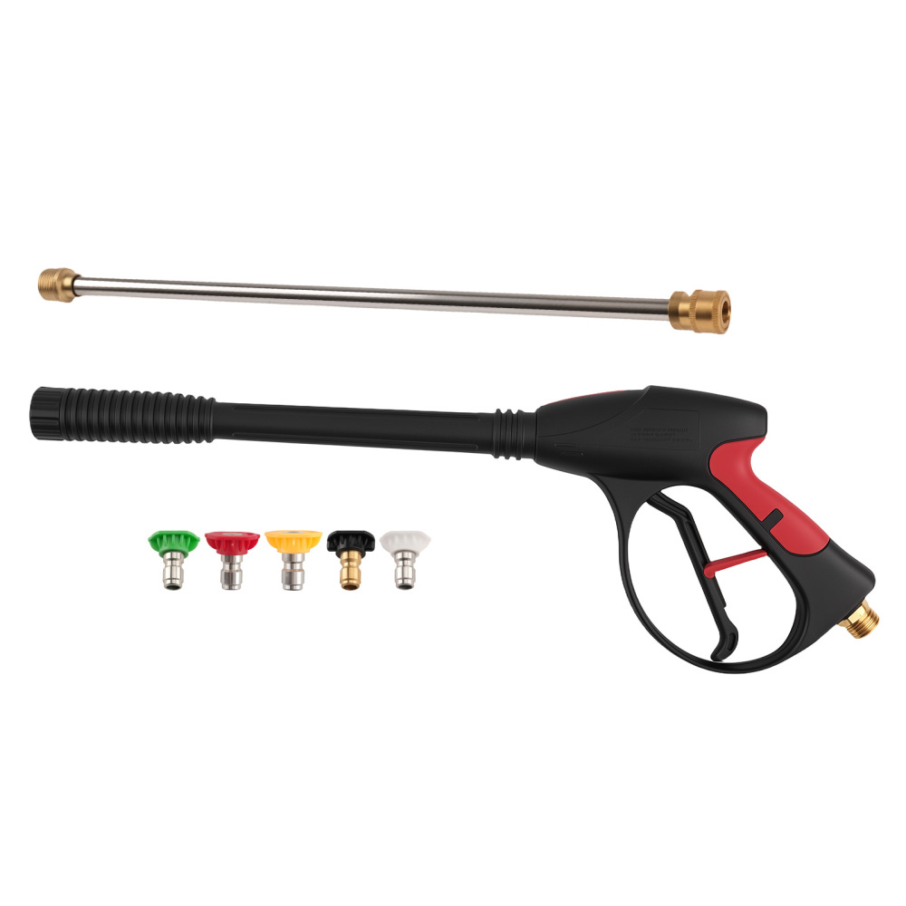 4000PSI Pressure Washer Gun M22 with Extension Lance and 5 Nozzle Nozzles
