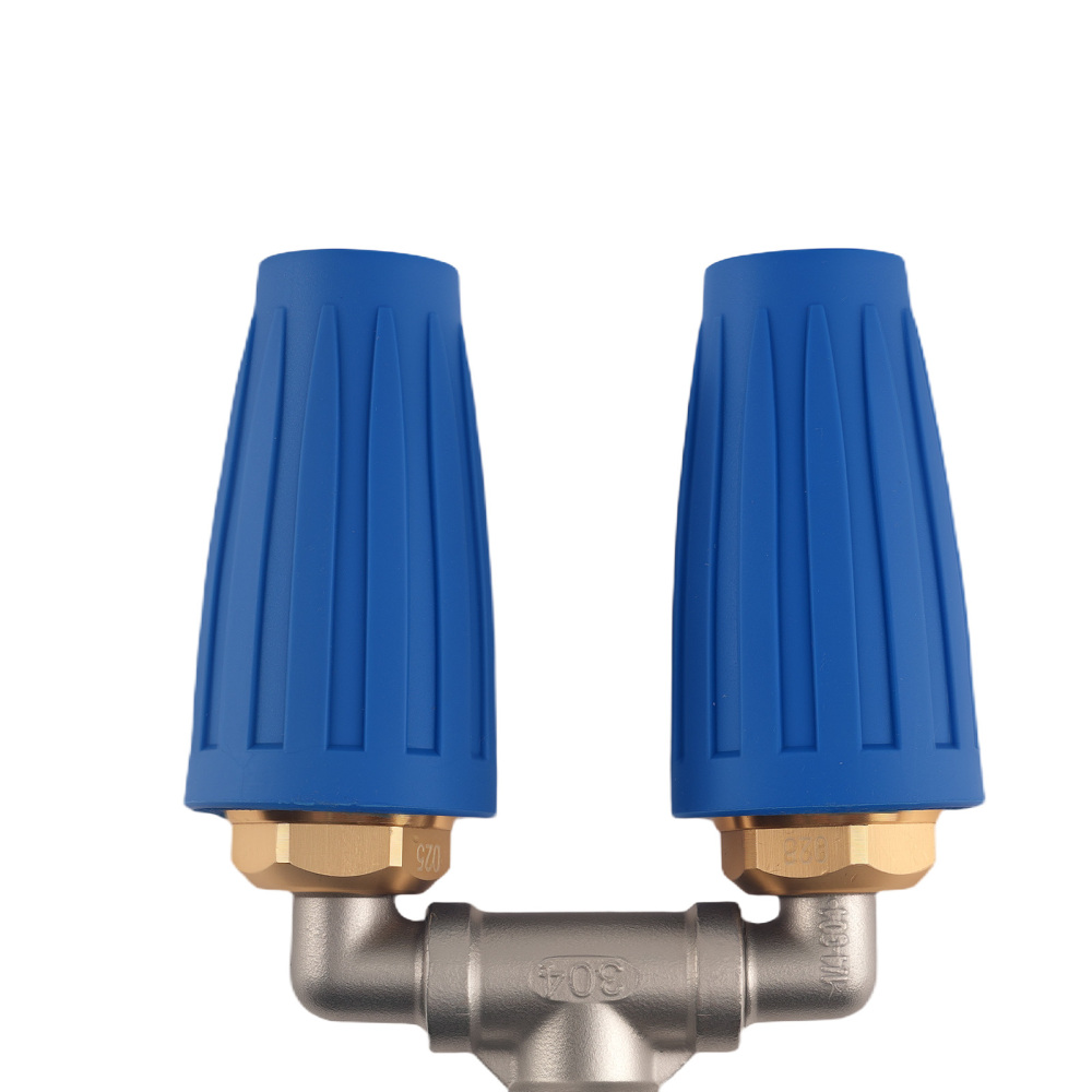 Dual Turbo Nozzle Pressure Washer 4000PSI 304SS 4-6 GPM Quick Connect New