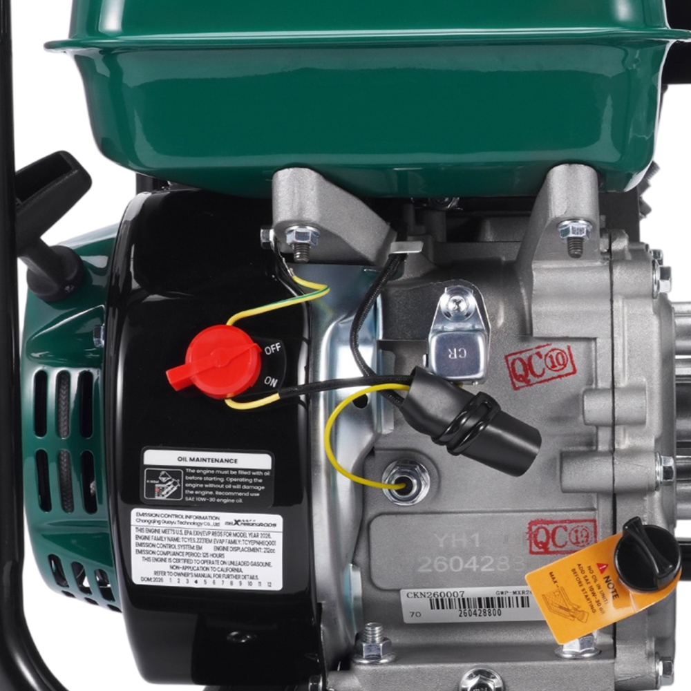 2 inch Gas Powered Water Pump 212cc 4-stroke 158GPM For Flood Irrigation