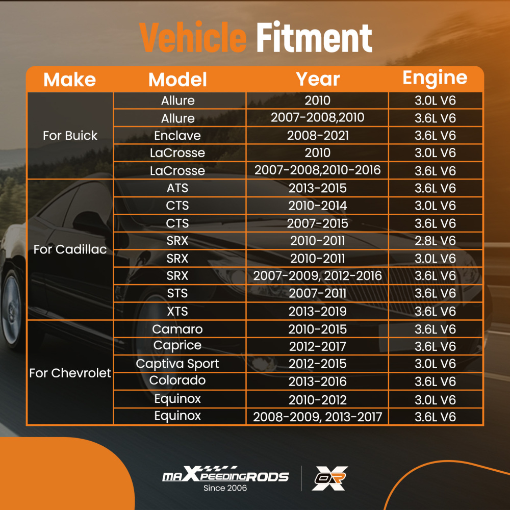 Camshaft Adjuster compatible for Buick Allure 3.0L V6 2010 916-946 Hydraulic Type