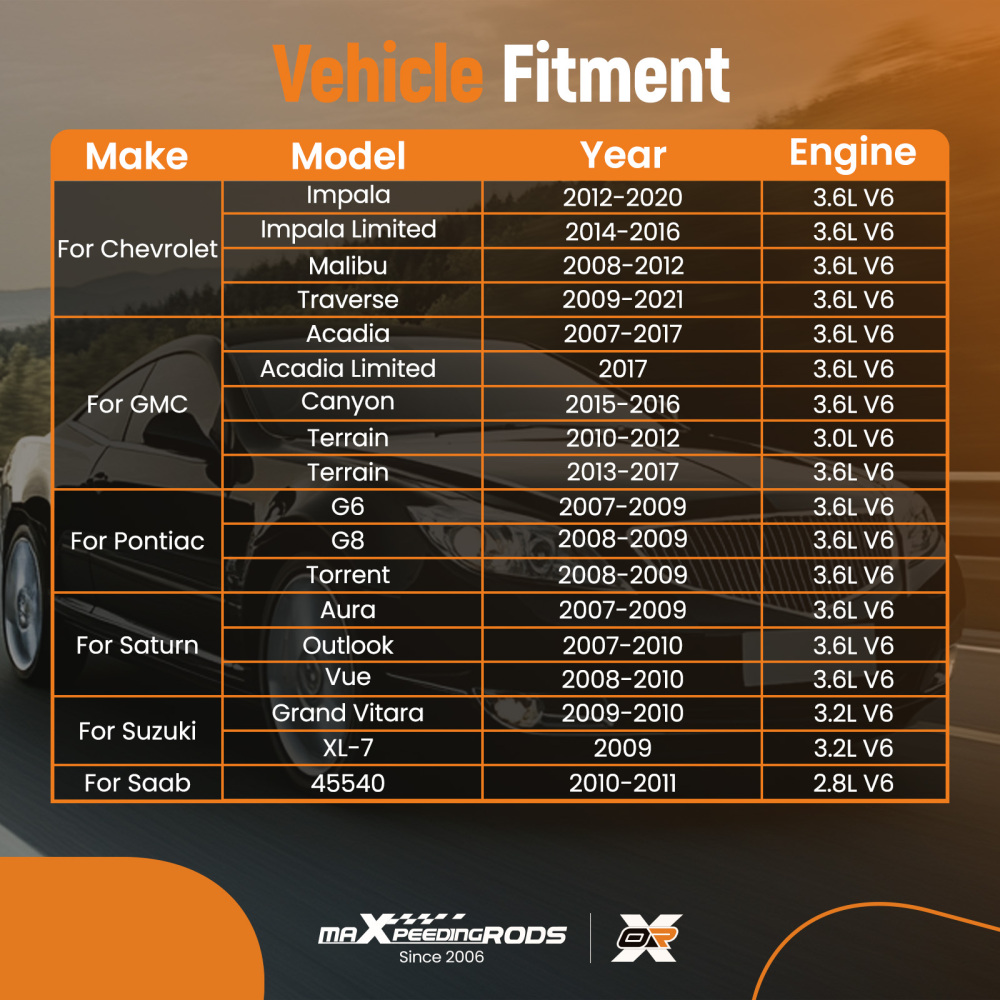 Camshaft Adjuster compatible for Buick Allure 3.0L V6 2010 916-946 Hydraulic Type
