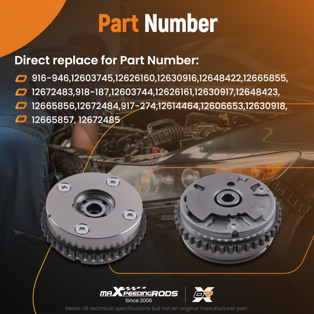 Camshaft Adjuster compatible for Buick Allure 3.0L V6 2010 916-946 Hydraulic Type