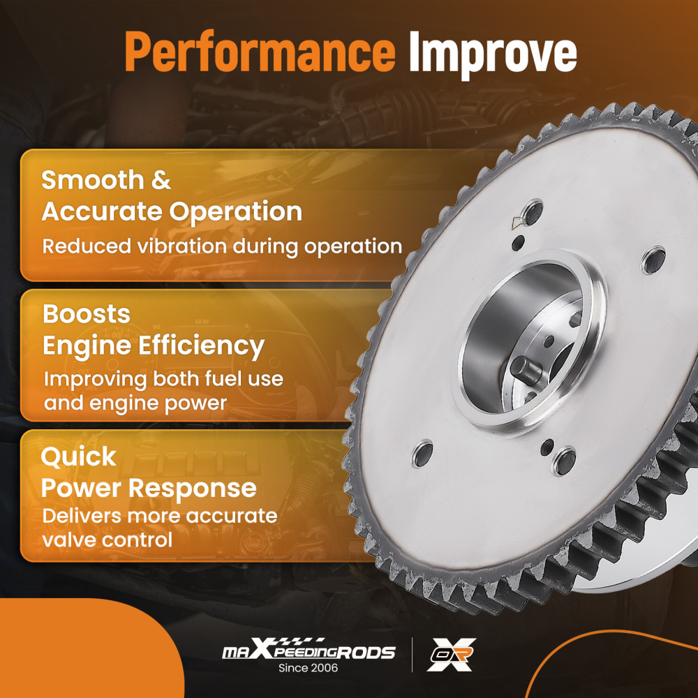 Exhaust Intake VVT Timing Gear Sprocket compatible for Hyundai Kia Elantra Forte Koup 1.8L