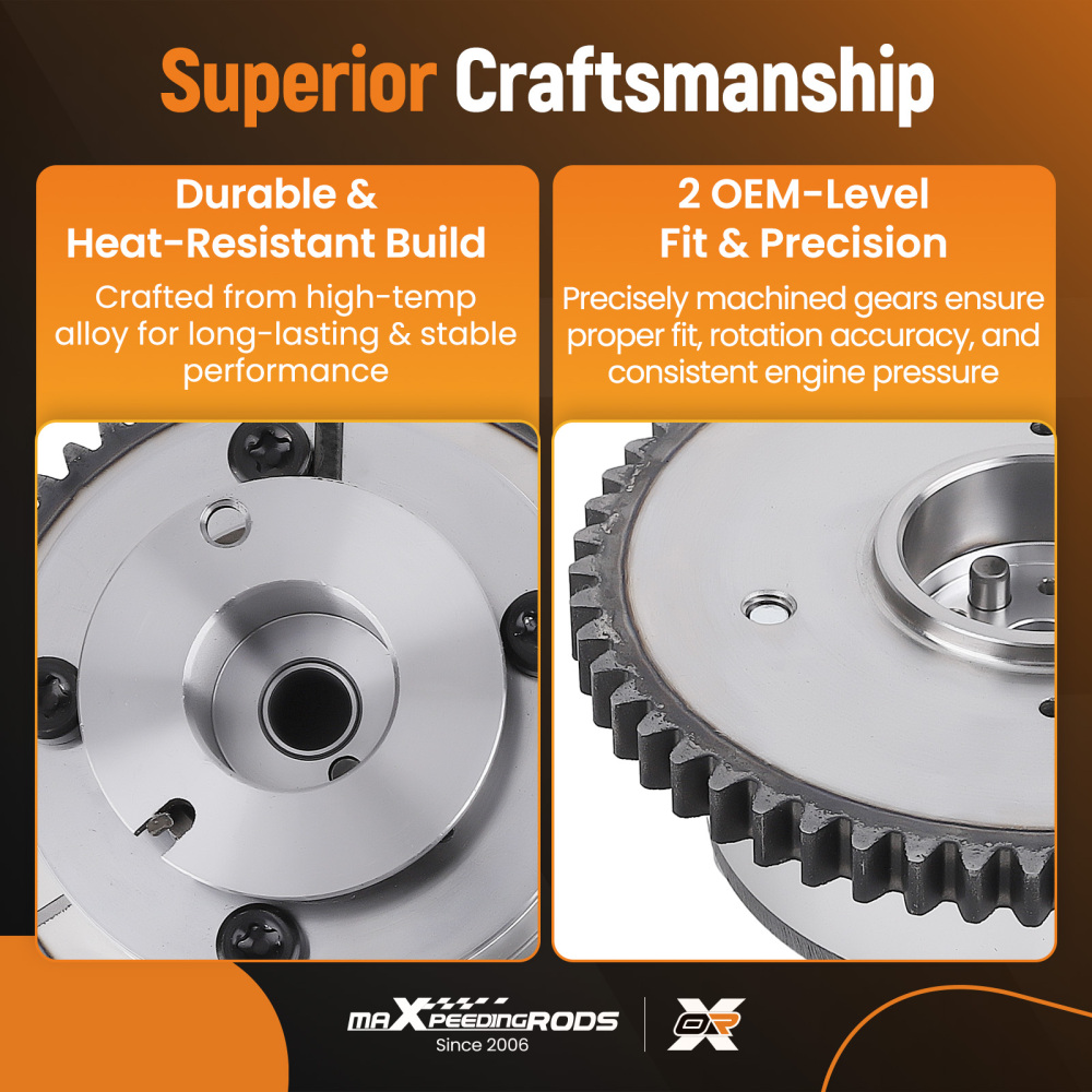 Exhaust Intake VVT Timing Gear Sprocket compatible for Hyundai Kia Elantra Forte Koup 1.8L