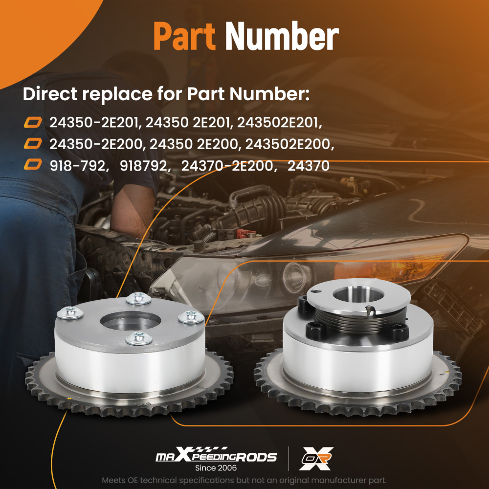 Engine Variable Valve Timing Sprocket compatible for Kia Soul Forte compatible for Hyundai Tucson 918-792