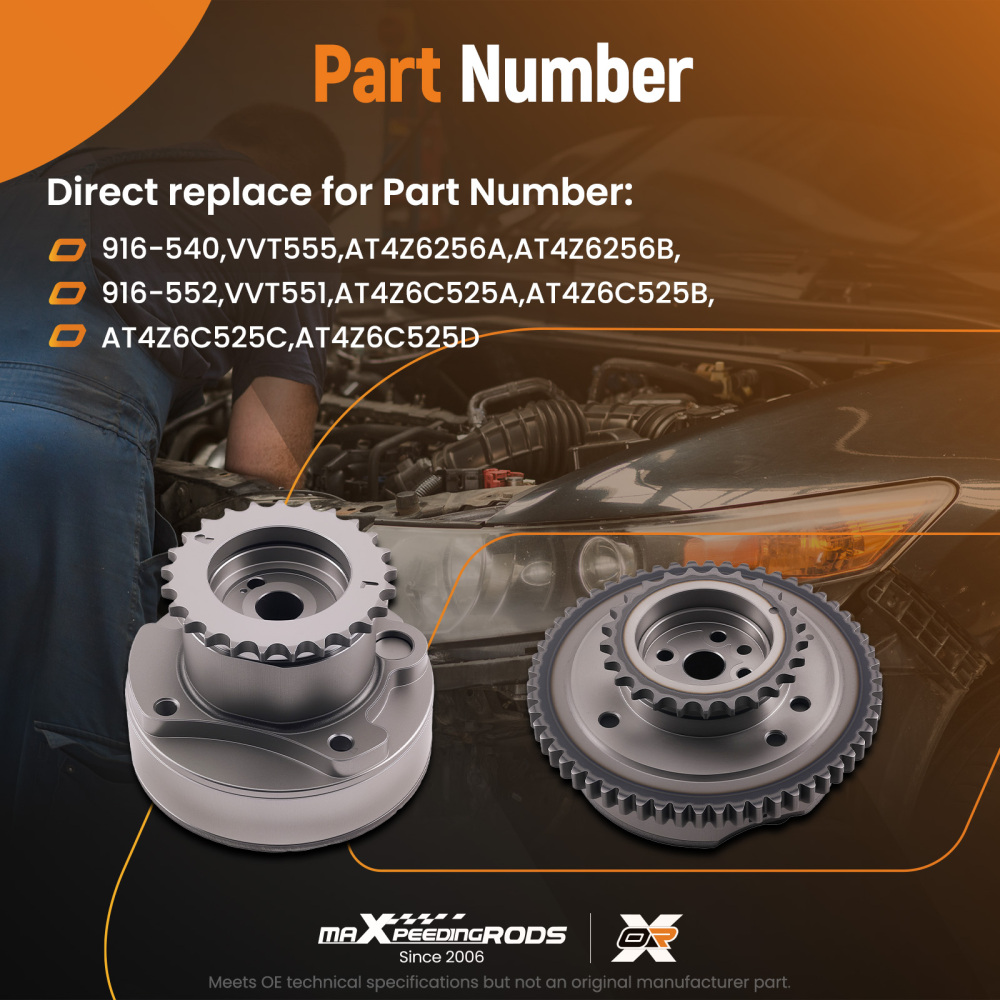 Cam Adjuster Assembly compatible for Ford F-150 Taurus 3.5L 2011-2014 AT4Z6C525C