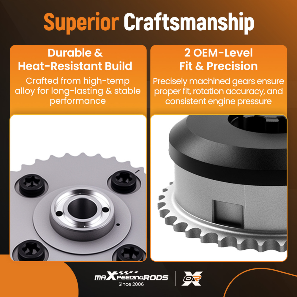 Pair Exhaust+Intake Camshaft Adjuster compatible for BMW 128i 135i 325i 328i 330i 335i 435i