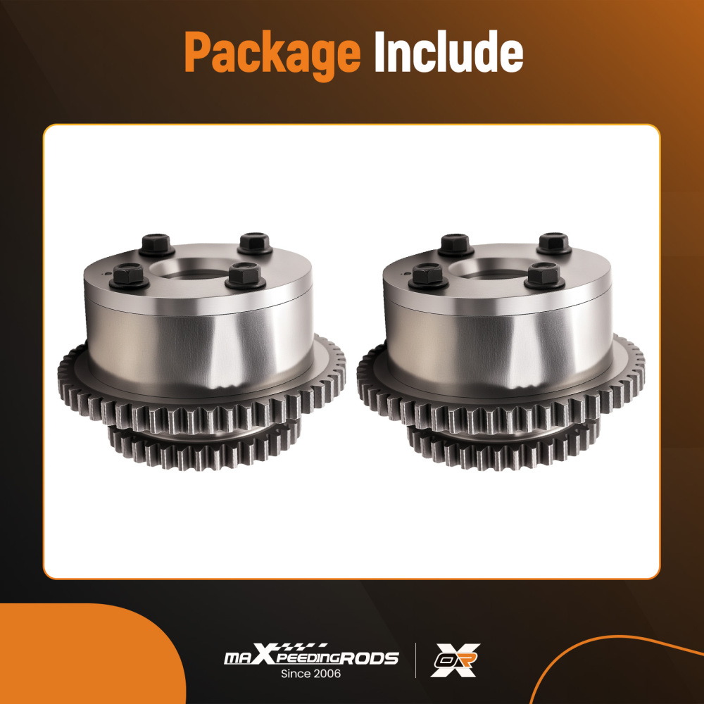 2Pcs Camshaft Cam Gear compatible for Nissan Frontier compatible for Infiniti Xterra 3.5 L 4.0 L