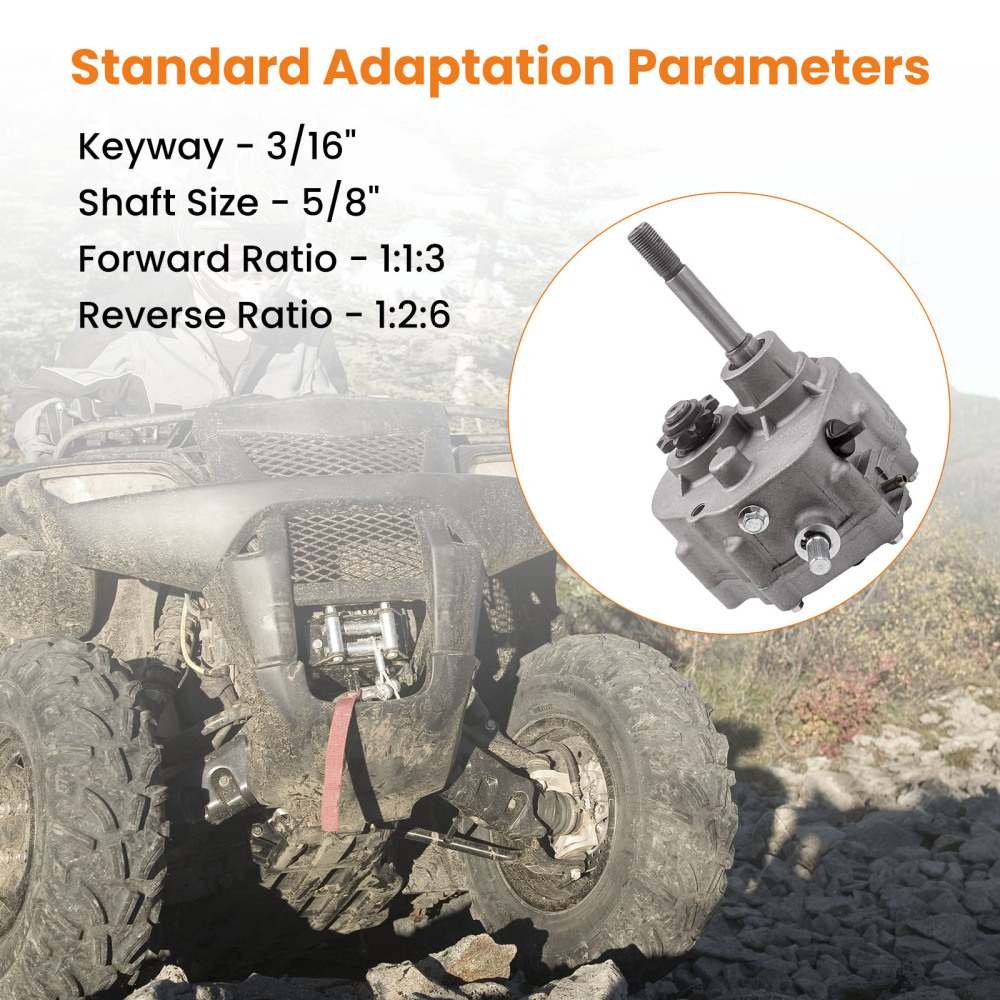 CSR Go Kart Forward Reverse Gear box Fit For 2HP-11HP Engine Transmission