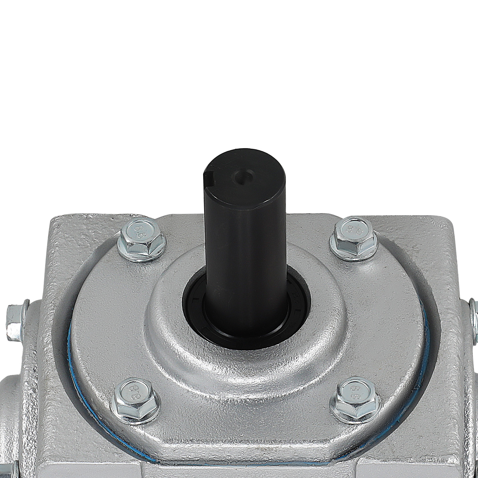 40 HP Right Angle Bevel Gearbox with 2 Keyed Shafts CW/CW 1:1 1800