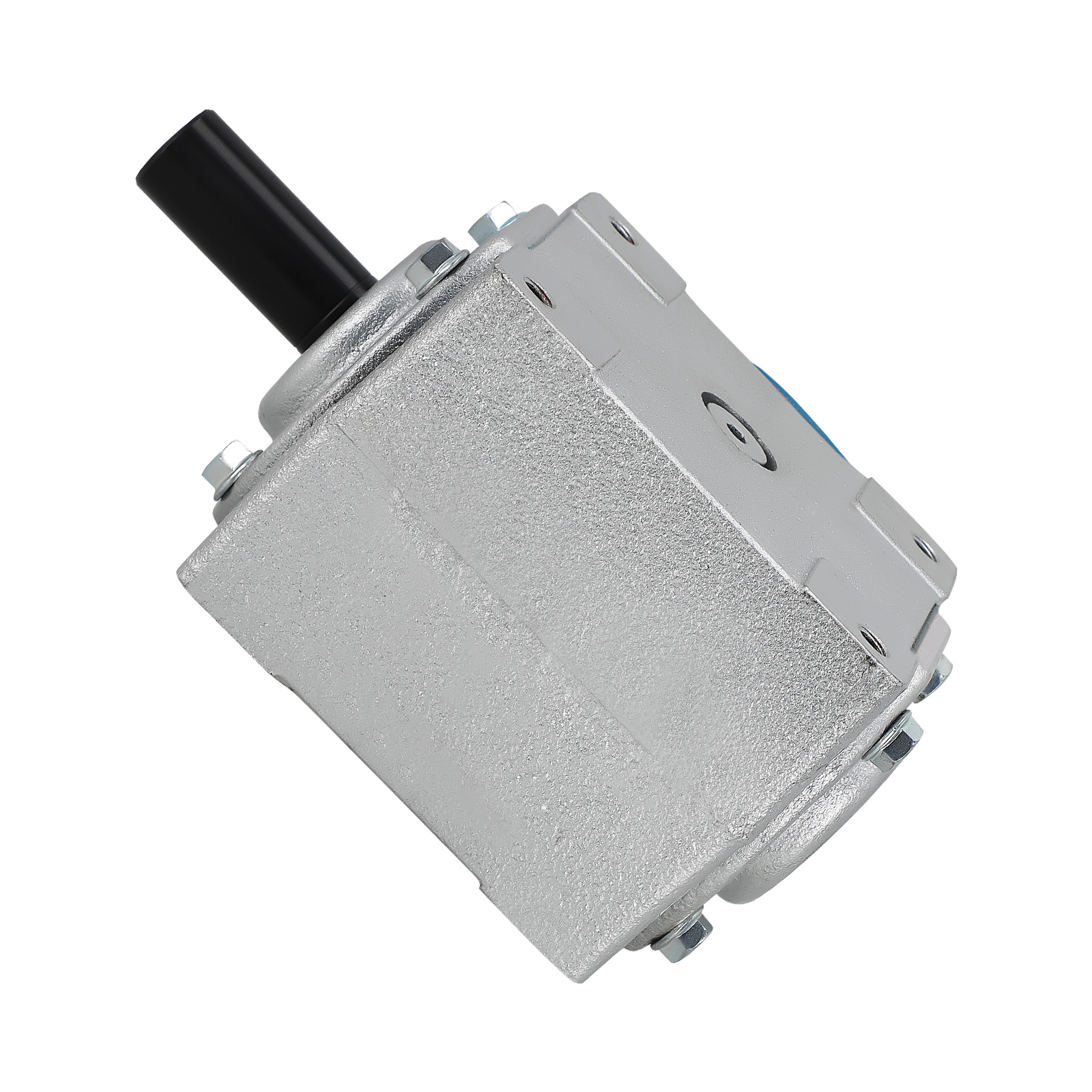 40 HP Right Angle Bevel Gearbox with 2 Keyed Shafts CW/CW 1:1 1800