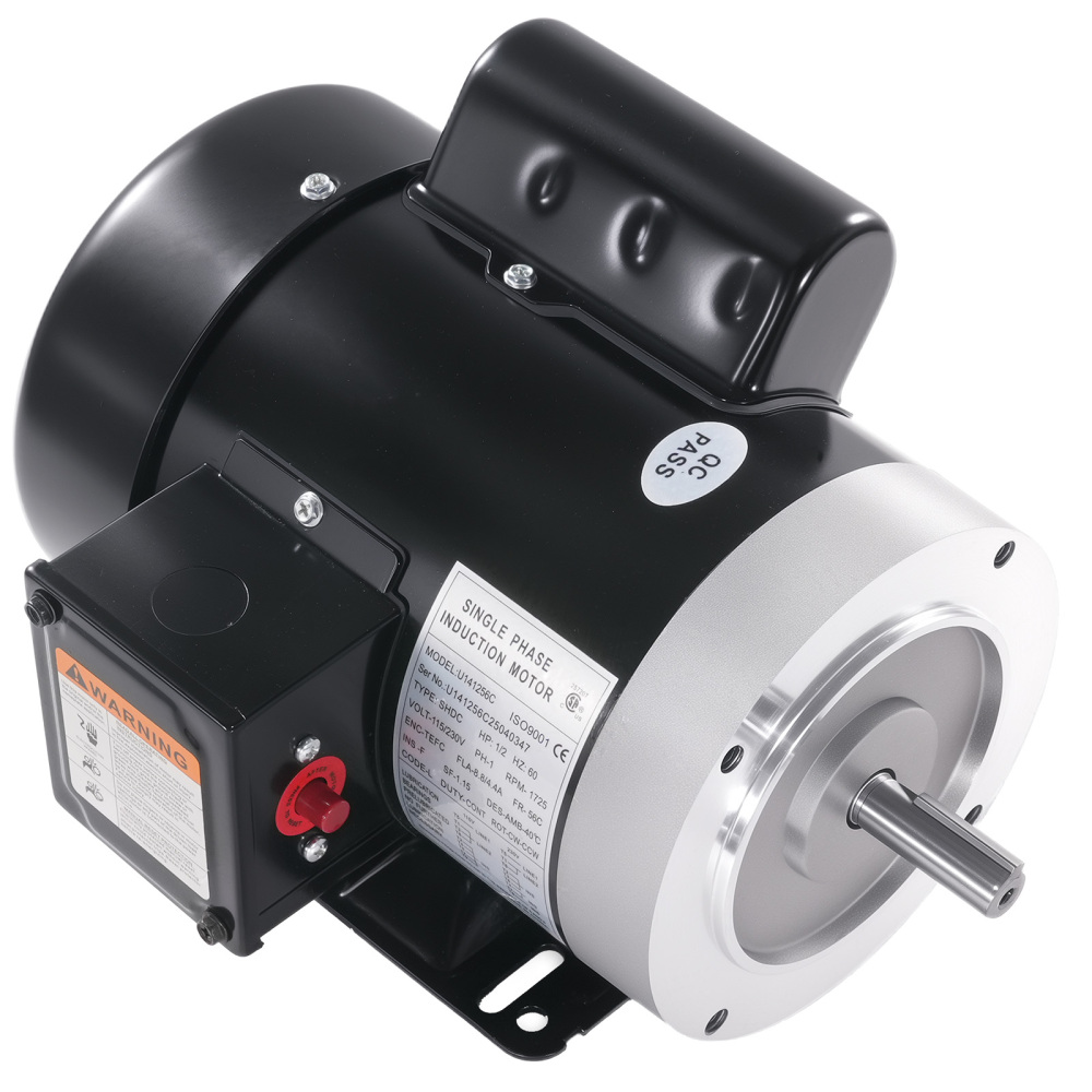 1/2HP Electric Motor, compatible for AC Motor, 1750RPM Farm Duty Single Phase Motor ５/8 Shaft