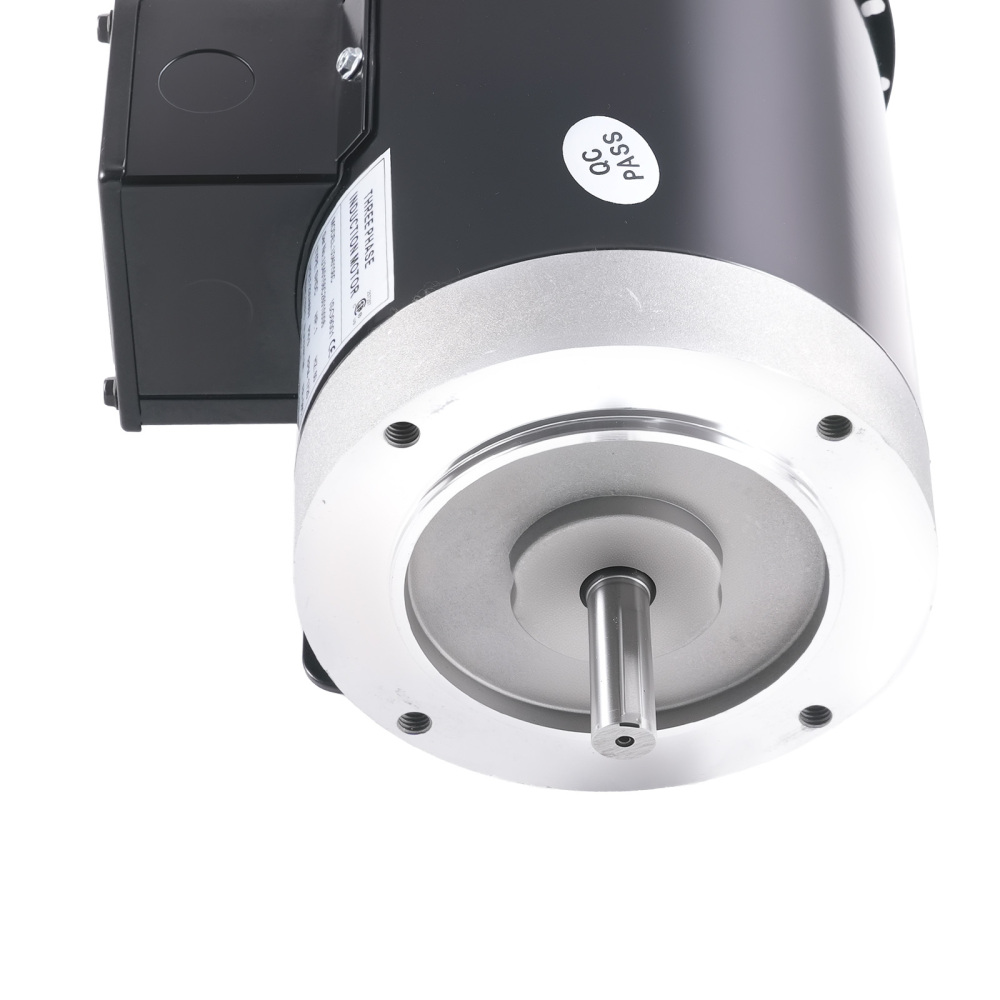 Electric Motor 1 HP Three Phase 56C Frame 1725 RPM TEFC 230/460 Volt ５/8“