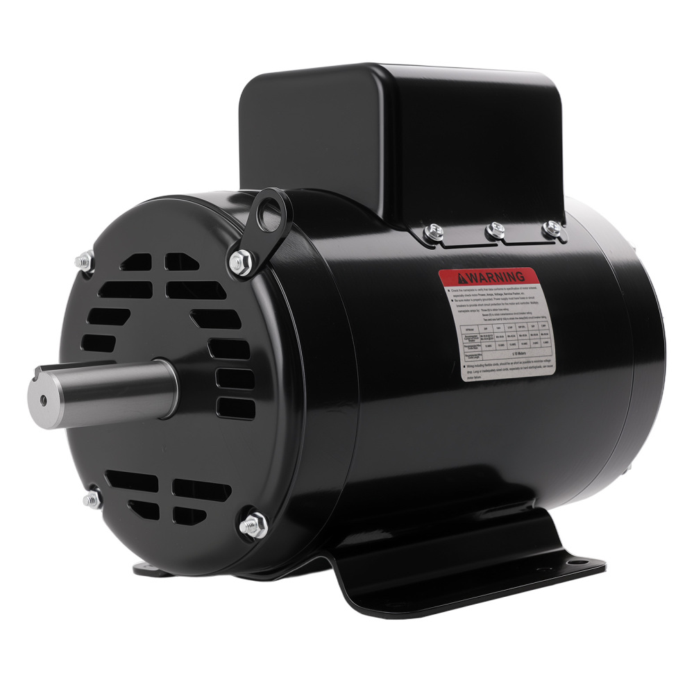 Air Compressor Electric Motor 3 HP 184T Frame 1750 RPM 1 Phase 208/230V ODP
