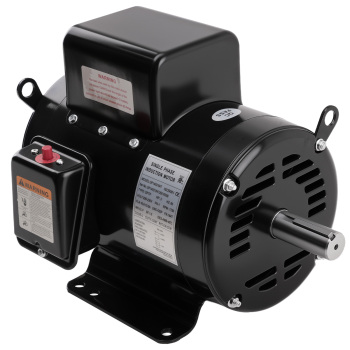 Air Compressor Electric Motor 3 HP 184T Frame 1750 RPM 1 Phase 208/230V ODP