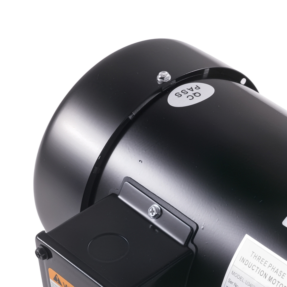 2 HP 3 Phase Electric Motor 56C Frame 1800 RPM TEFC 230 / 460 Volt compatible for AC Motor