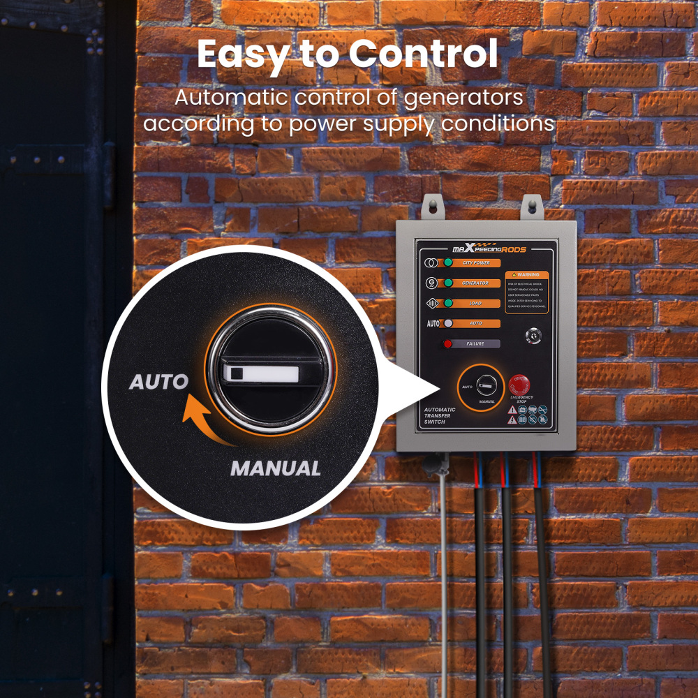 Commutateurs automatiques unités ATS for Alimentation électrique rapide