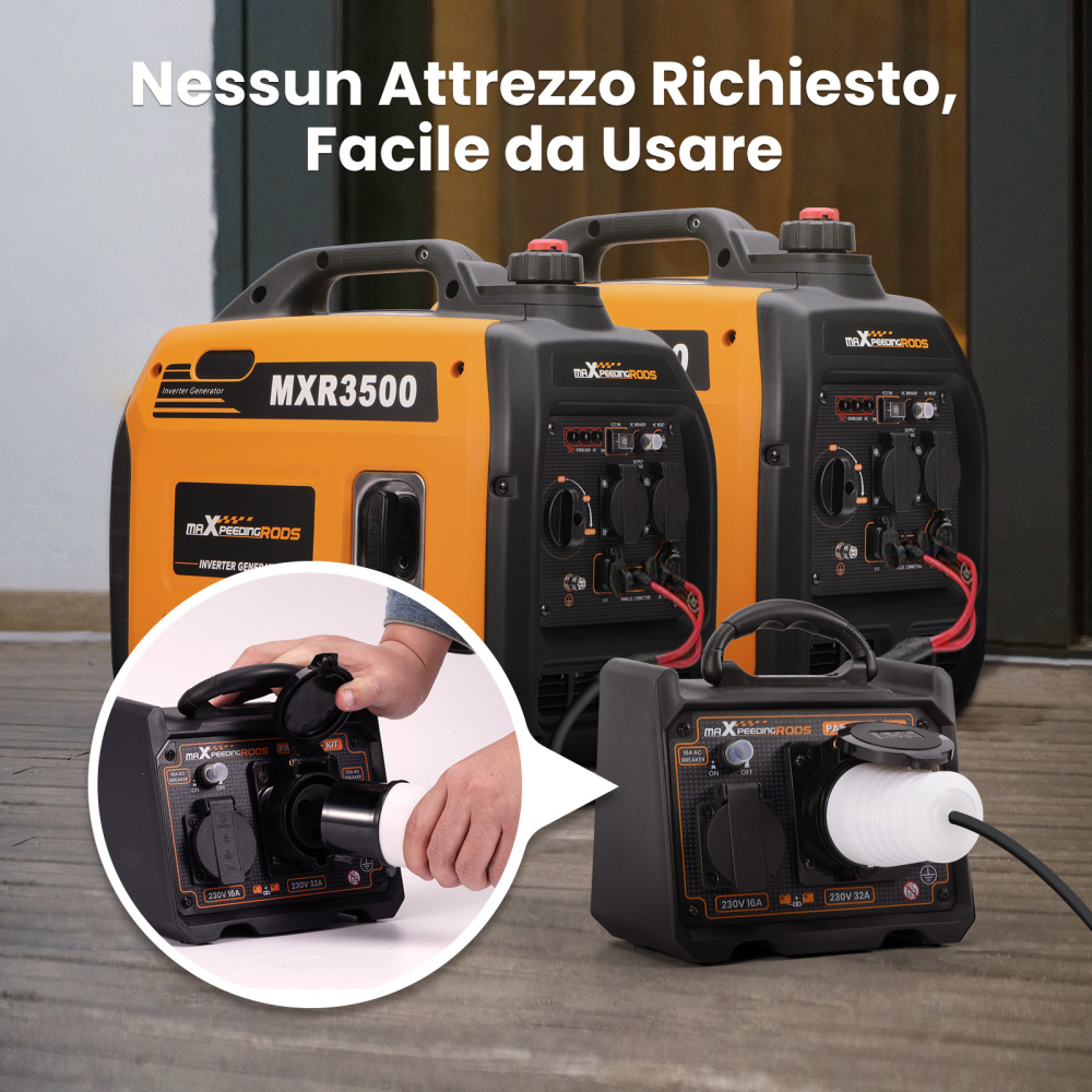 Box Di Collegamento In Parallelo 3500*2 230V 32A 16A for Generatore MXR3500