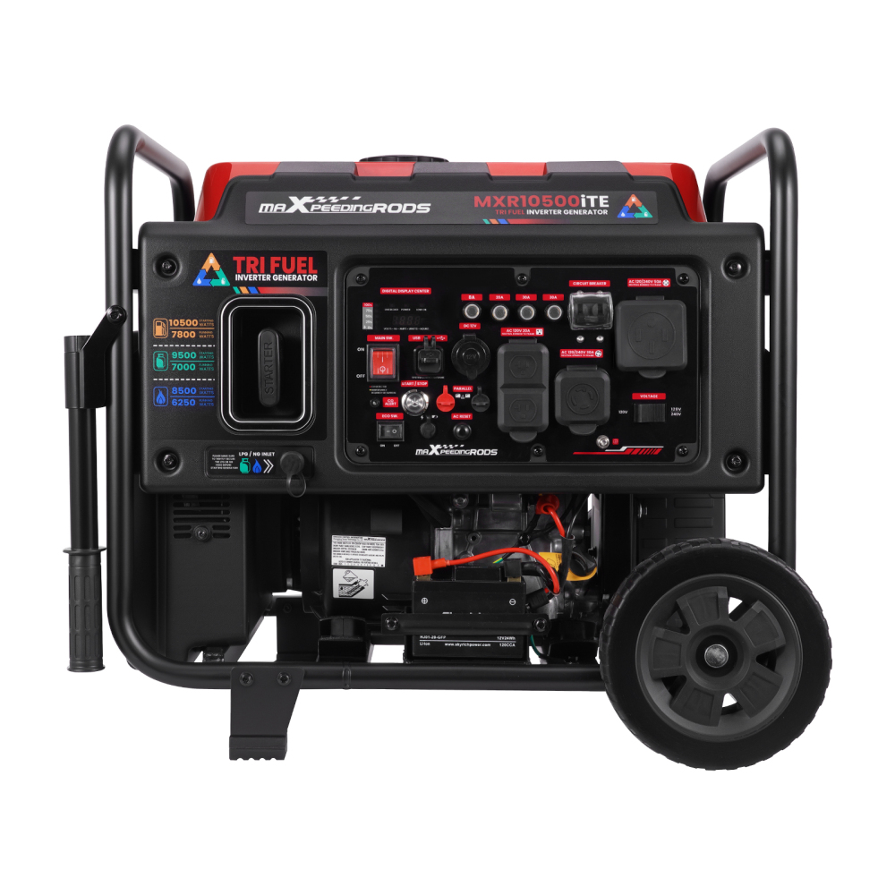 10500W Tri Fuel Inverter Generator Electric Start 120V/240V For Home Backup