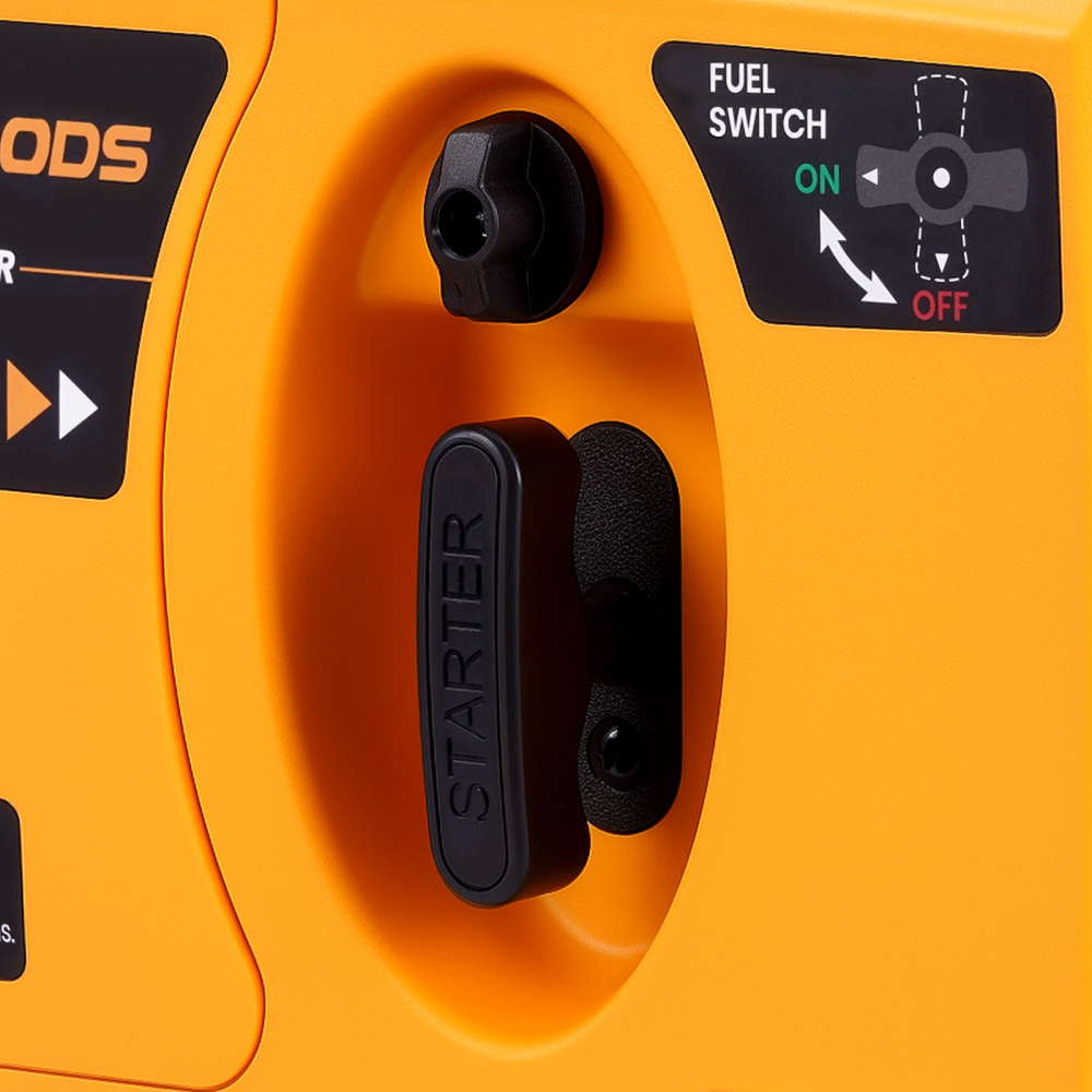 1200W Generador inversor portátil 11.5kg Silenciar gasolina 230V 2XUSB