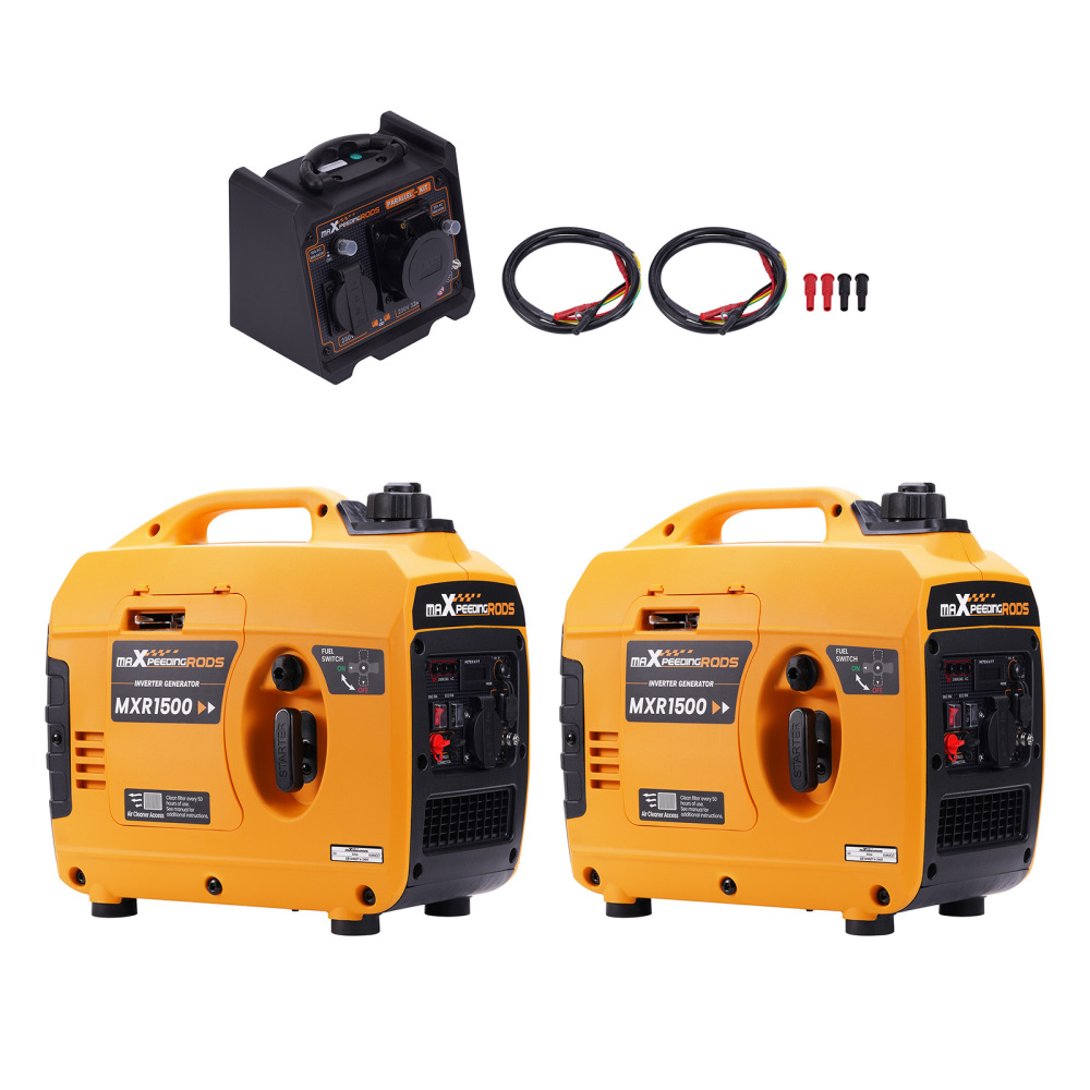 Kit parallèle et 2*1500W 4 temps Générateur silencieux léger Kit câble para