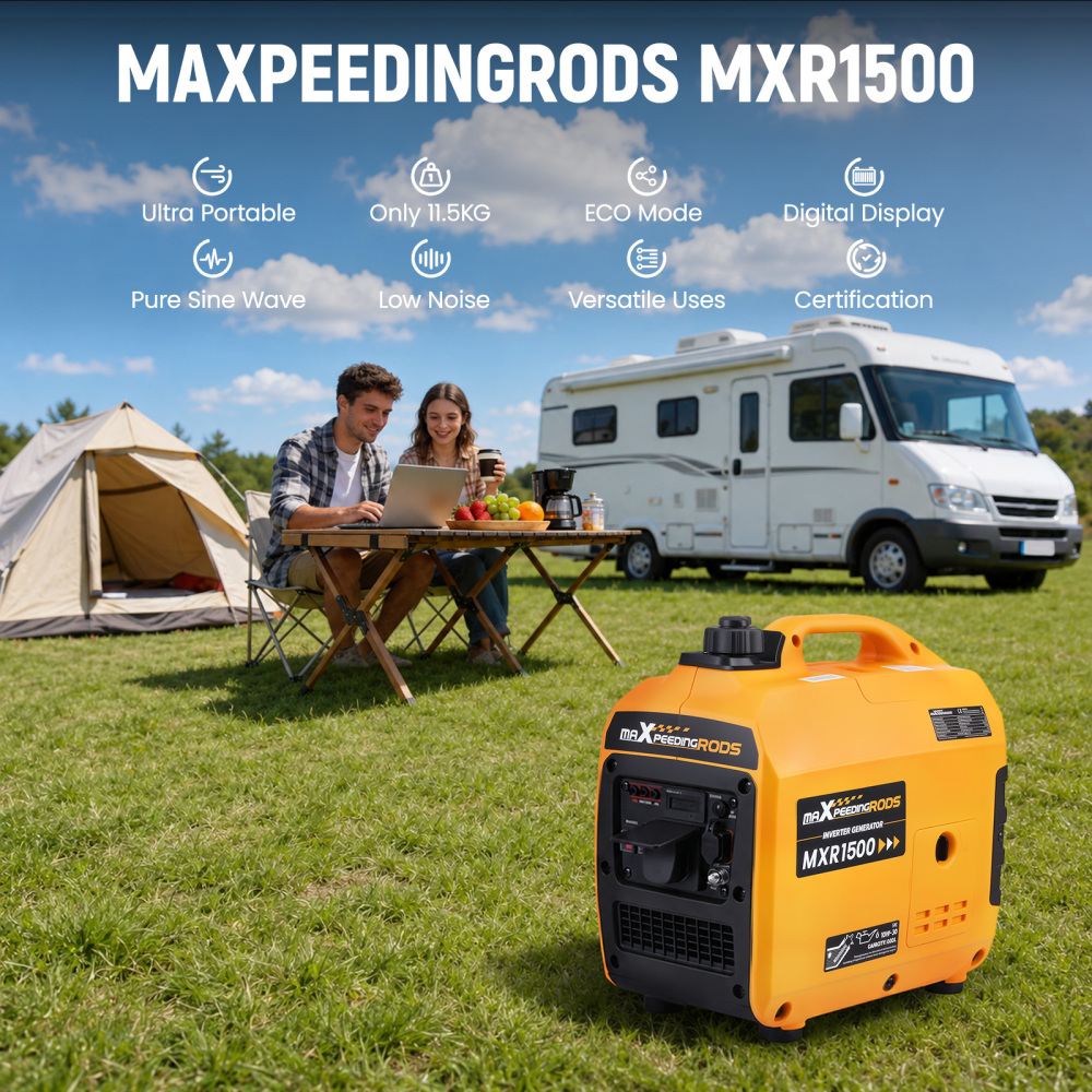 Inverter Petrol Generator 1KW 1.2KW 230V 4 Stroke Engine For Camping Outdoor
