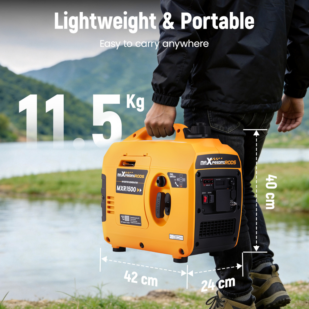 Inverter Petrol Generator 1KW 1.2KW 230V 4 Stroke Engine For Camping Outdoor