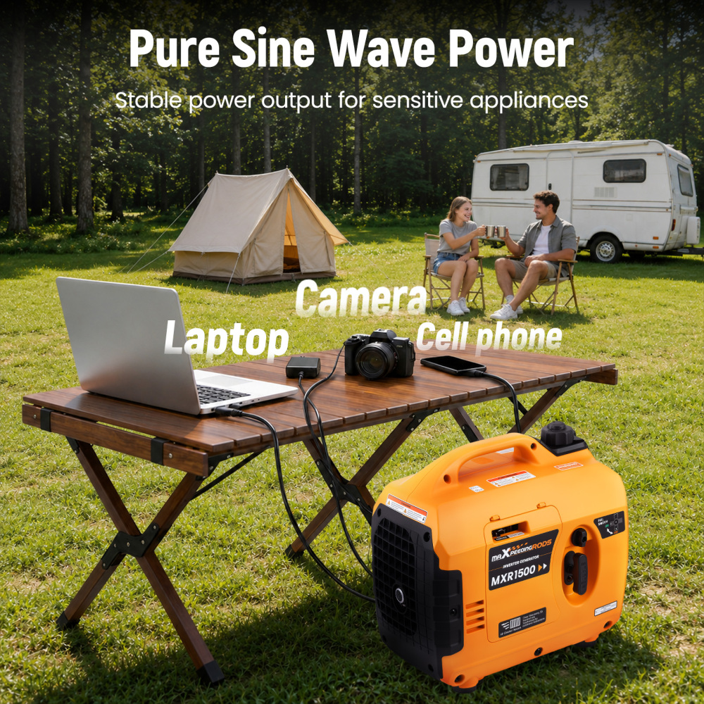 Inverter Petrol Generator 1KW 1.2KW 230V 4 Stroke Engine For Camping Outdoor