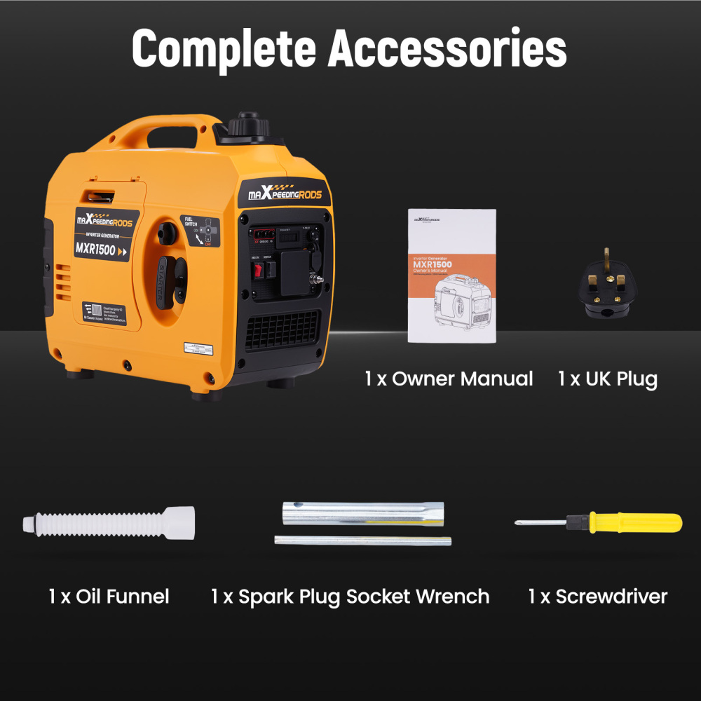 Inverter Petrol Generator 1KW 1.2KW 230V 4 Stroke Engine For Camping Outdoor