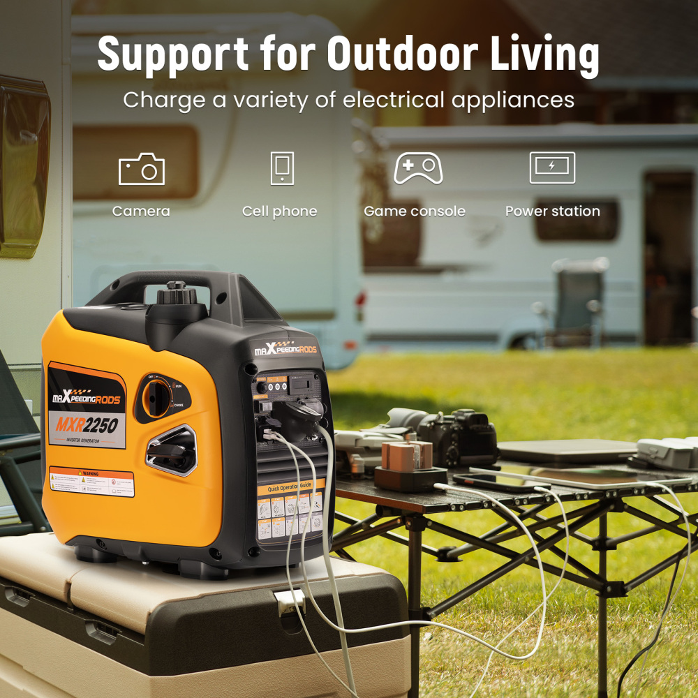 Inverter Generator 2KW Max 1.8KW Rated Generators Portable Silent Pure Sine