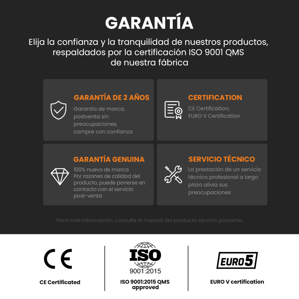 2300W Inversor Generador de energía Generador de energía de gasolina Luz 18,5k