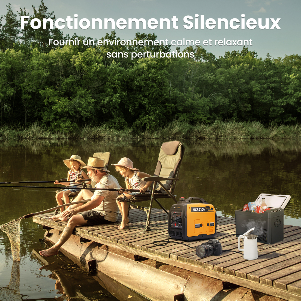 2300W Inverter Power générateur  Essence Groupe électrogène à essence silencieux