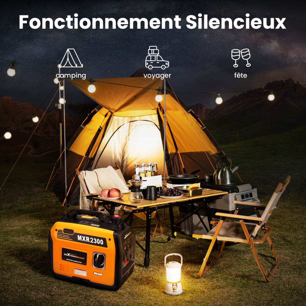 2300W Inverter Power générateur  Essence Groupe électrogène à essence silencieux