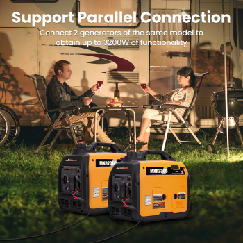 Portable Inverter Generator 2300 Watt Gas Powered Quiet Device