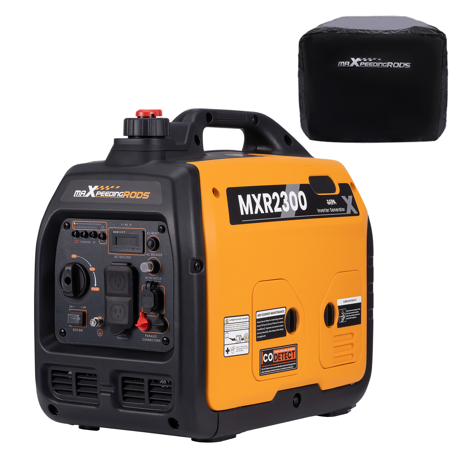 Maxpeedingrods-Super Quiet Portable Inverter Generator 2300W Quiet