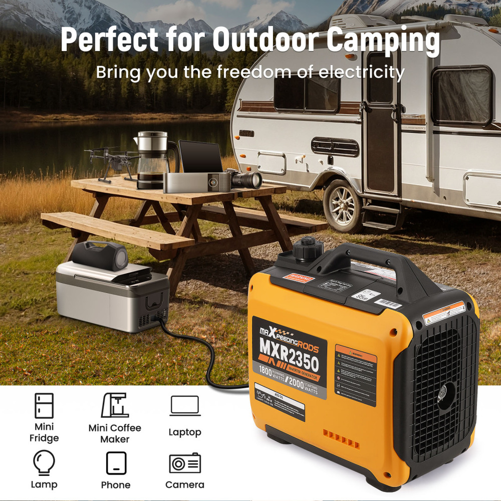 Super Silent Suitecase Mobil 1.8KW-2KW Petrol Inverter Generator For Camping RV