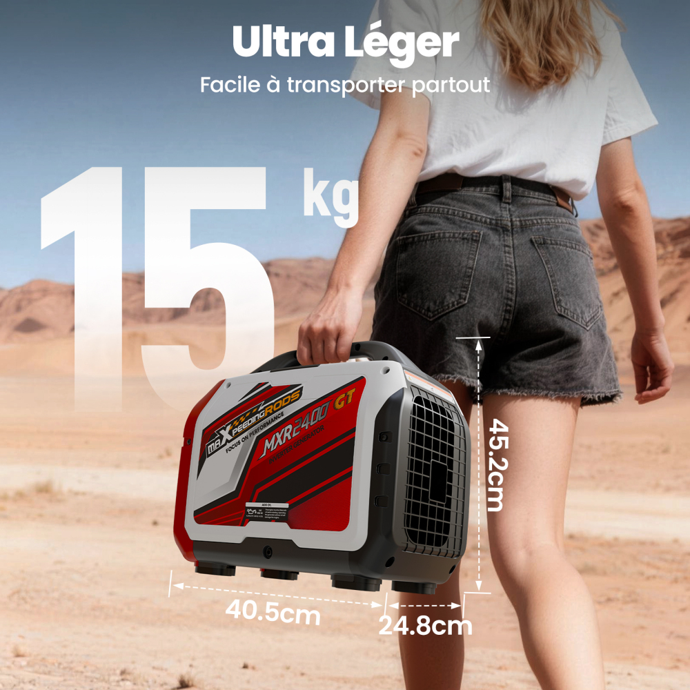 2KW Generatore Di Corrente Inverter Portatile Benzina Bluetooth Monitore