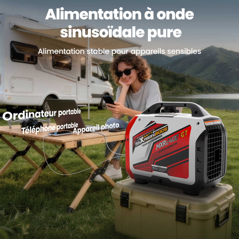 2KW Generatore Di Corrente Inverter Portatile Benzina Bluetooth Monitore