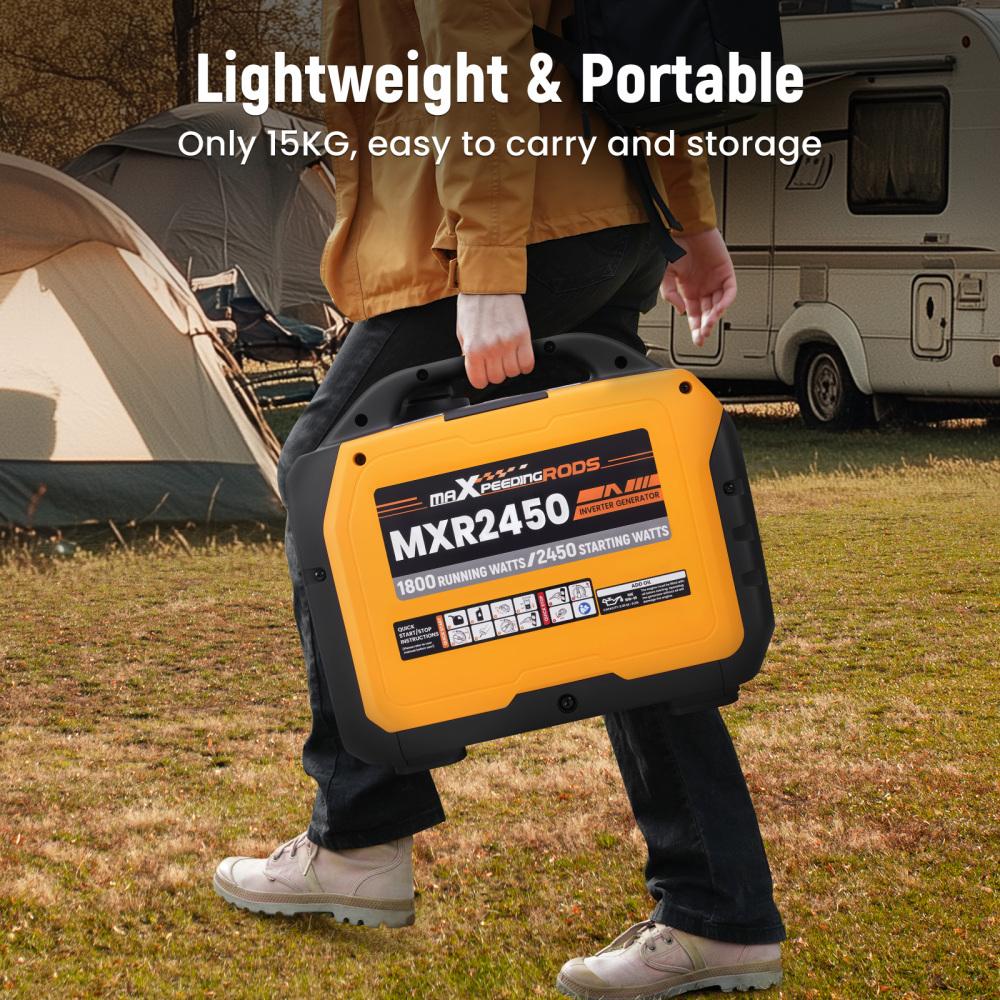 Inverter Generator 2350W Max silent generator portable Pure Sine camping Petrol