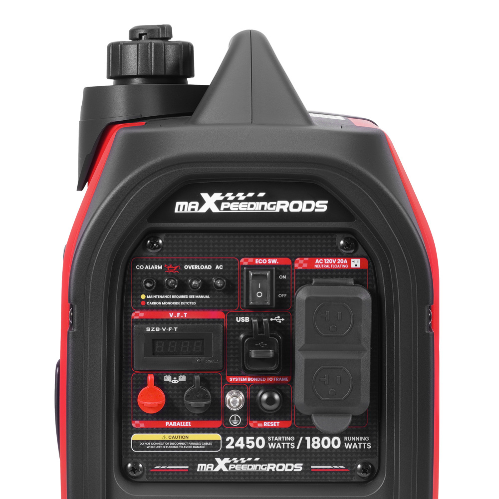 Quiet Inverter Probable Generator 2450W Gasoline Power Remote Start