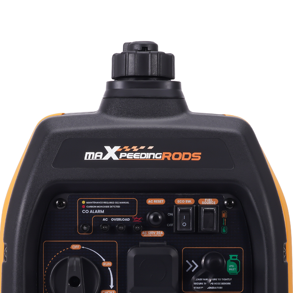 2500W Dual Fuel Inverter Generator Probable for Travel Trailers Camping