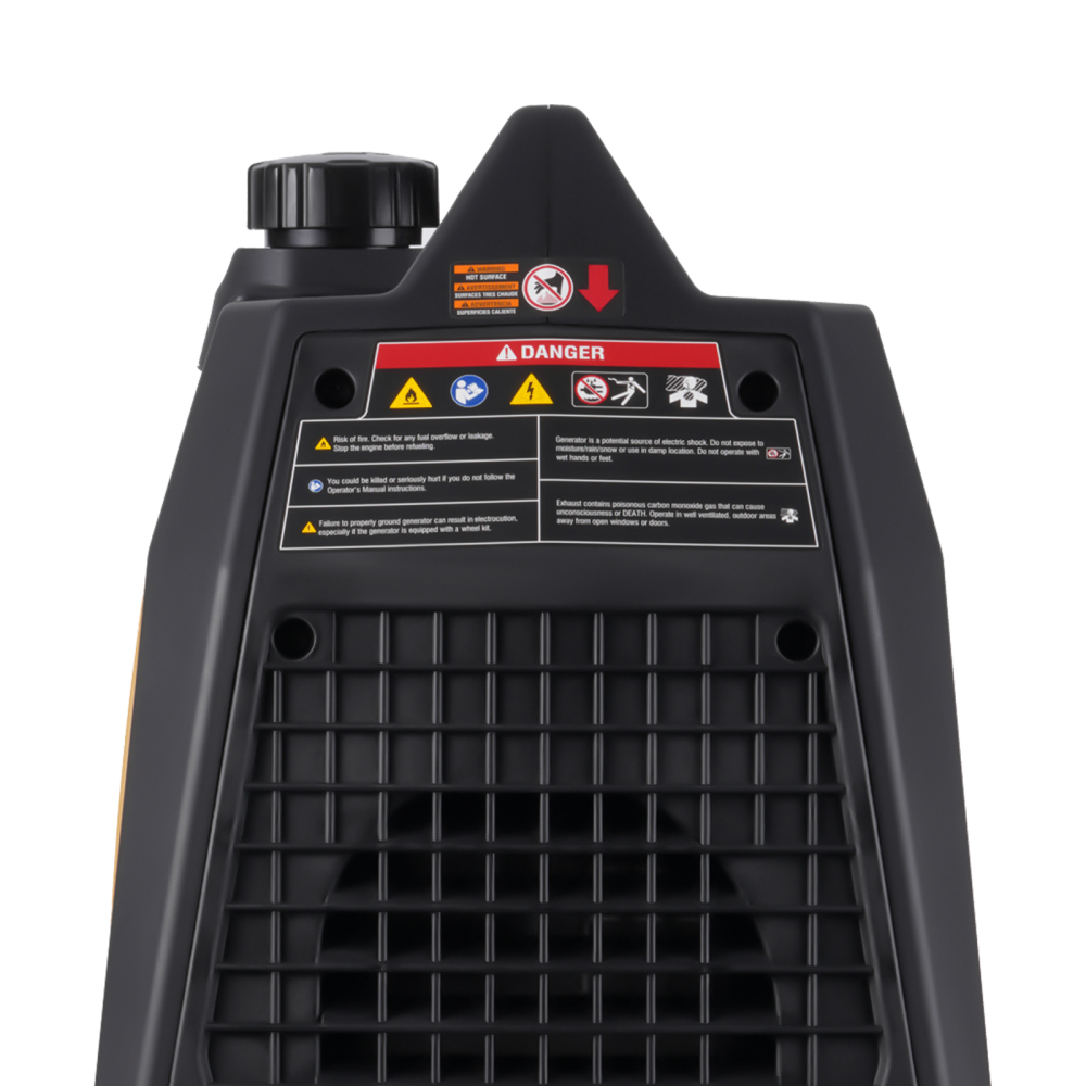 3500W Portable Super Quiet Dual Fuel Inverter Generator Electric Start Gas / LPG