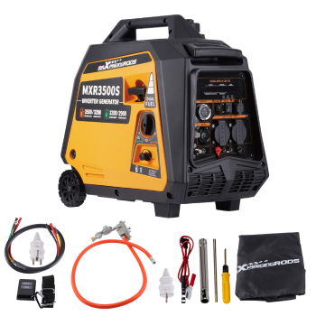 2* Groupes électrogènes Inverter LPG/Essence 3500W avec Kit parallèle 32 Amp