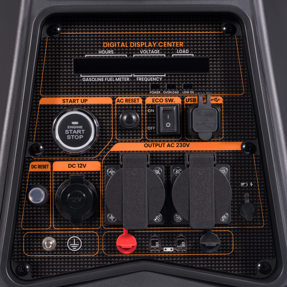 Generatore Di Corrente Inverter 3,2 Kw 3,5kw  230V 12V USB Elettrica Avviamento