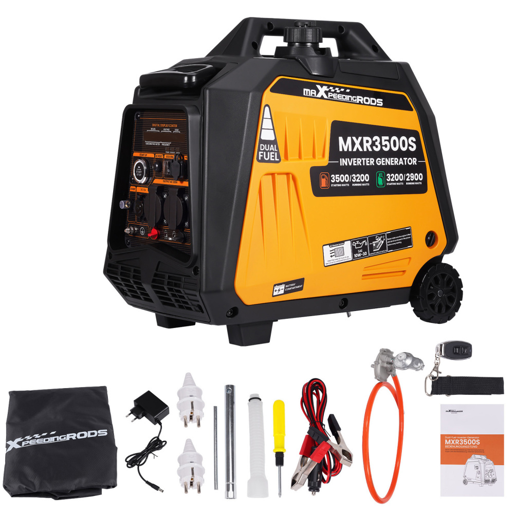 Generatore Di Corrente Inverter 3,2 Kw 3,5kw  230V 12V USB Elettrica Avviamento