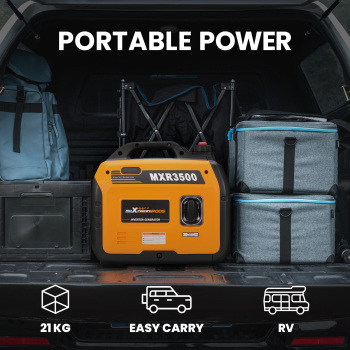 maXpeedingrods Inverter Emergency Generator 3300 W 230 V lightweight for camping travel construction site (Suitable for EU areas, not for UK)