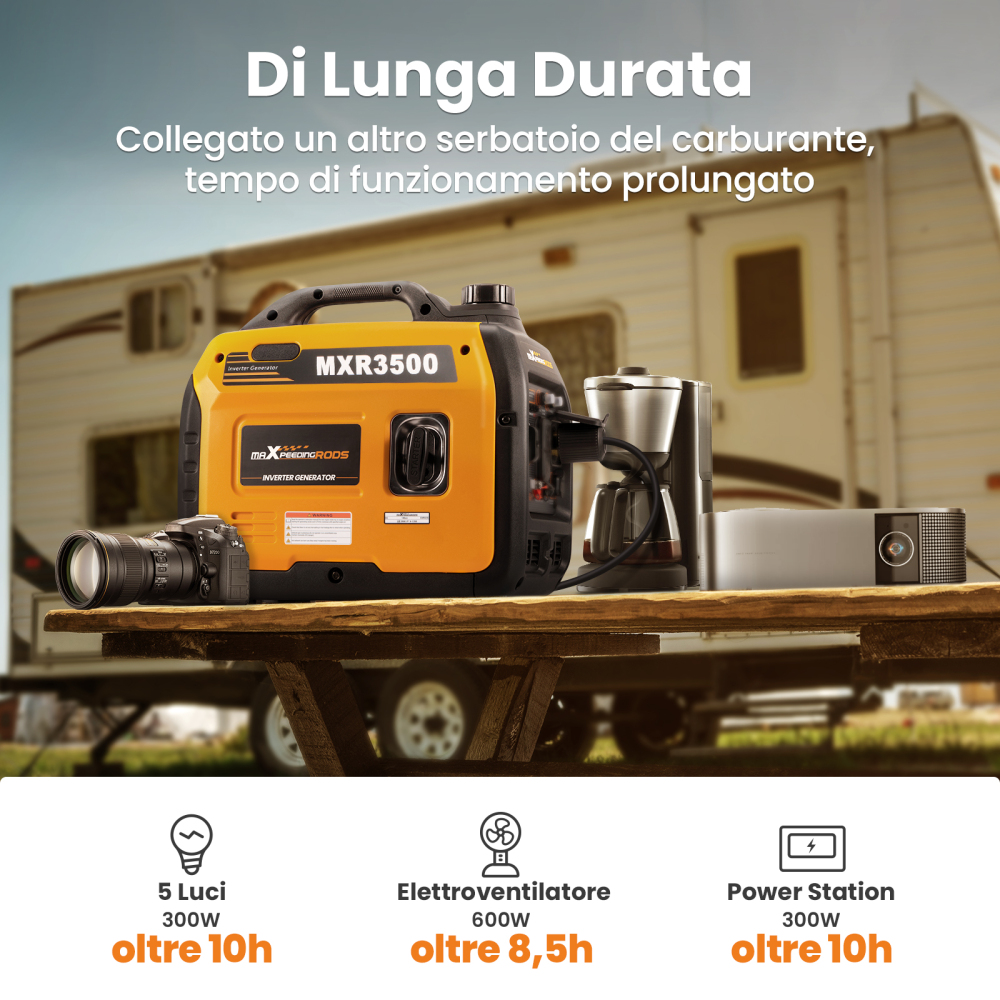 Generatori di energia elettrica da 3300 W Generatore di emergenza approvato